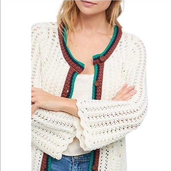 Anthropologie Sweaters - Anthropologie Postmark chunky Crochet Cardigan